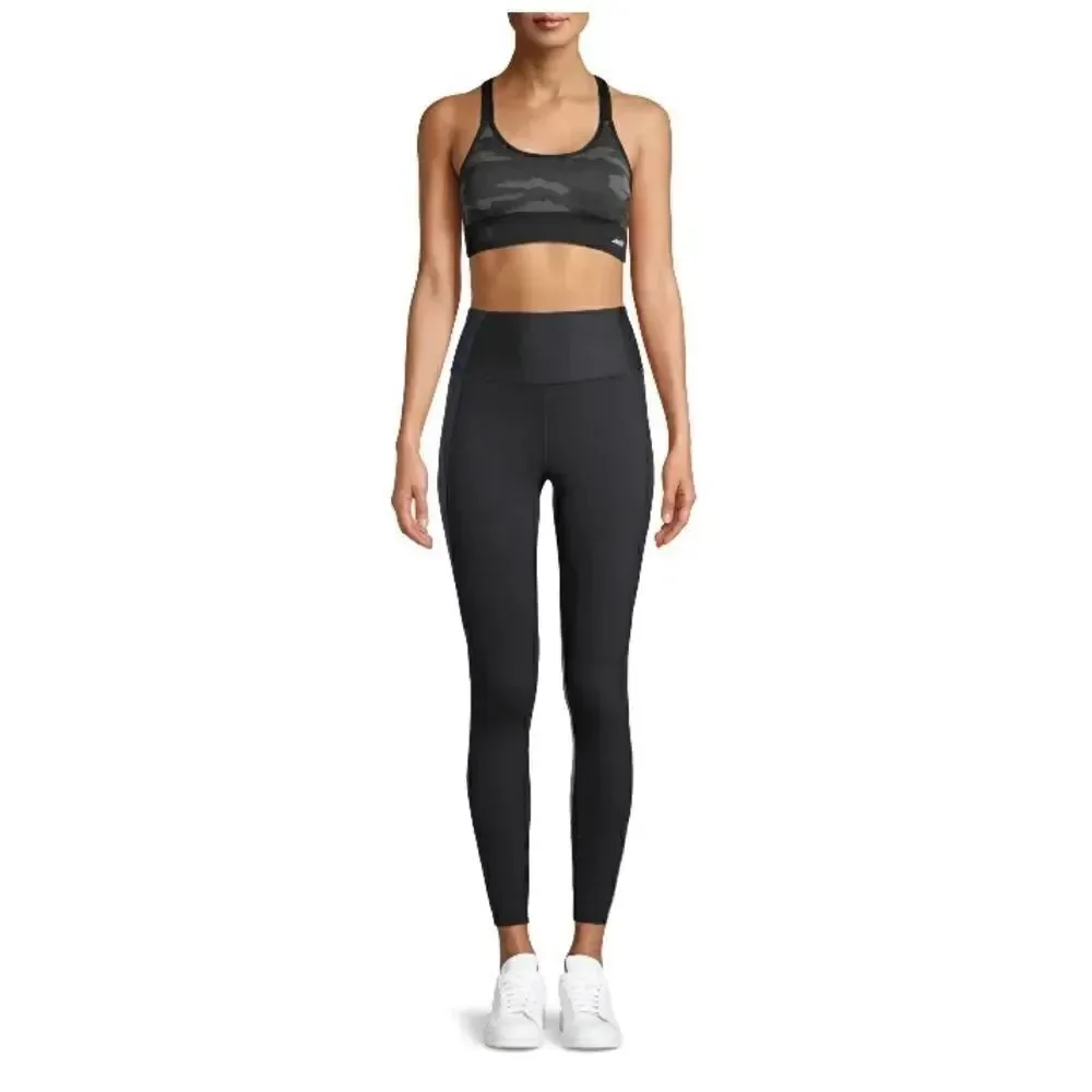 Womens Seamless Moisture Wicking Active Workout Keyhole Sports Bra 2-Pack Size S